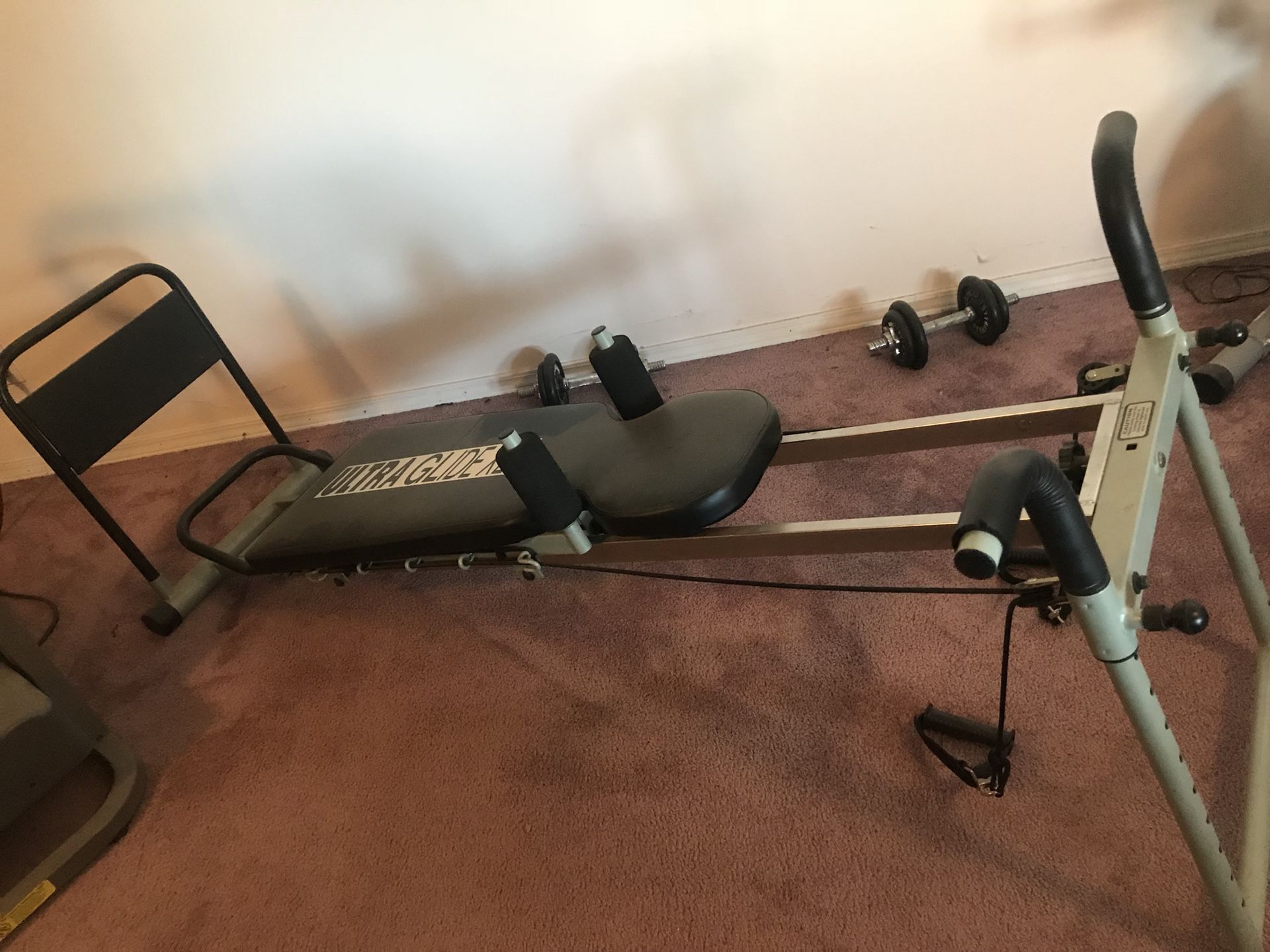Ultra Glide XL Row and total body fitness machine