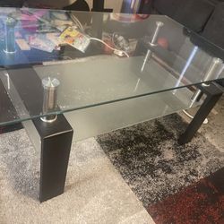Tempered Glass Coffee Table 