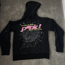 Black Sp5der Hoodie Size Medium 