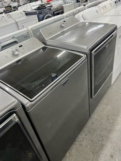 Extra large capacity washer and dryer