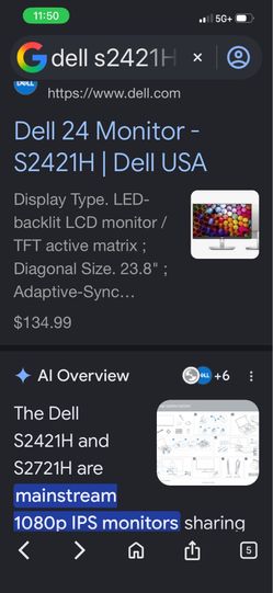 24” dell monitor