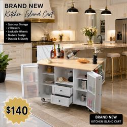 Brand new  luxury  💎 kitchen island cart for 140