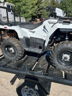 2022 Polaris ATV and Trailer