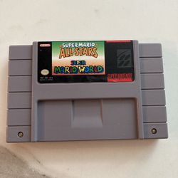 Super Mario Super Nintendo Game Cartridge 