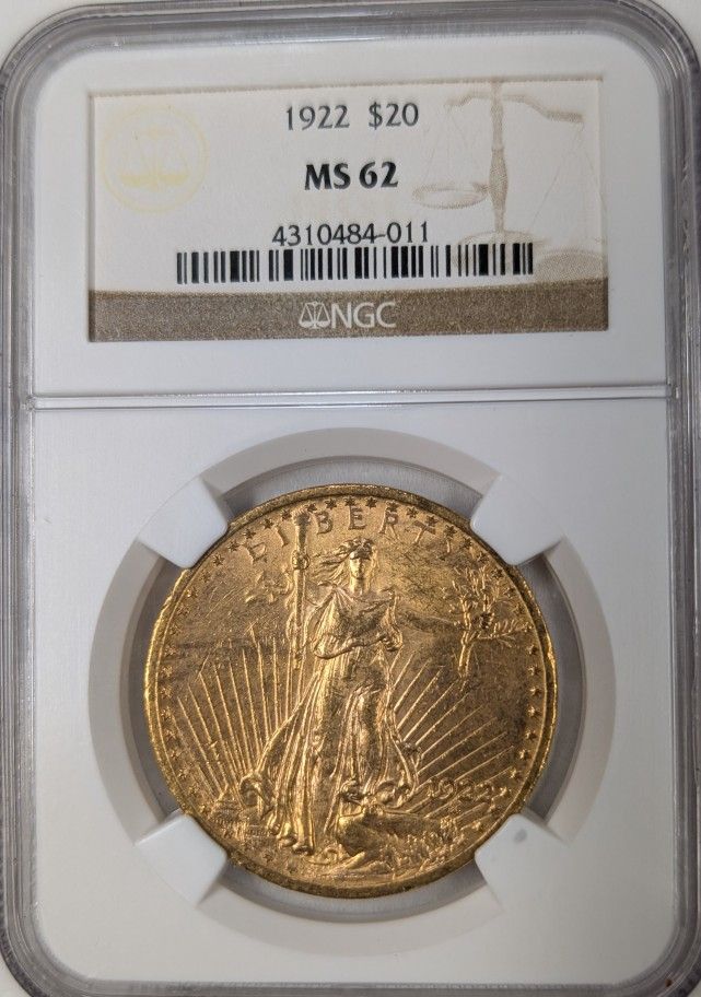 NGC Certified $20 Gold Coin