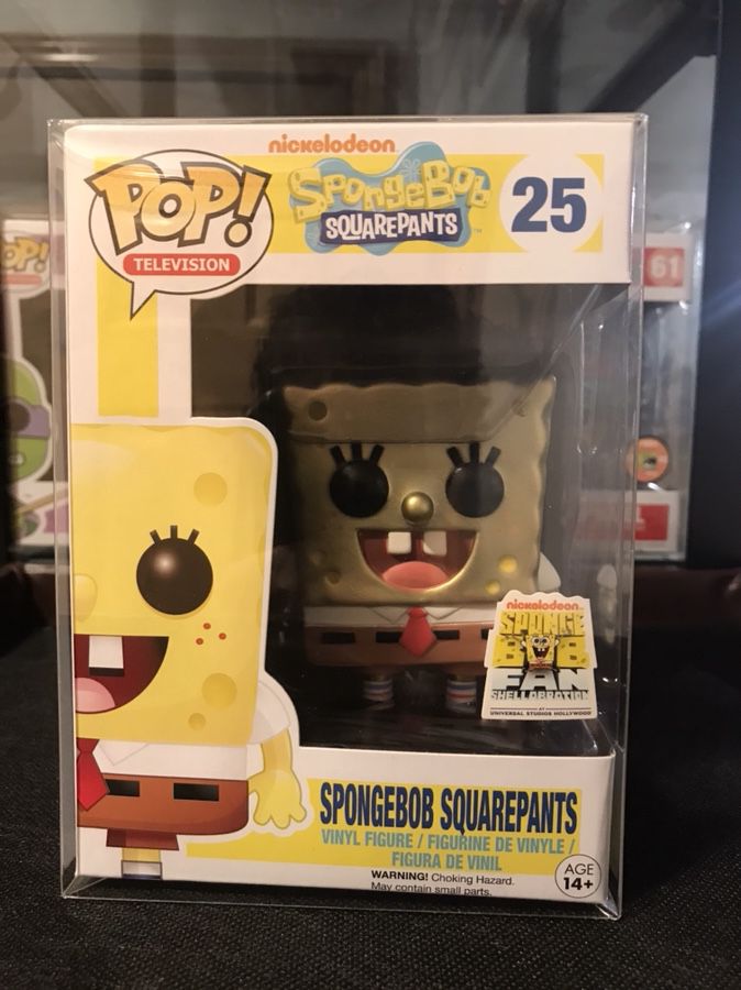 Funko Pop! Metallic Spongebob Squarepants #25 Fan Shellabration Exclusive