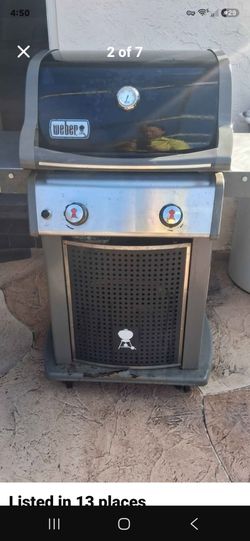 Weber Spirit 2 burner gas propane grill ( no tank ) pool deck patio balcony