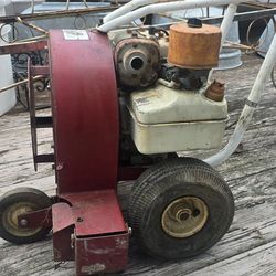 Walk behind leaf blower