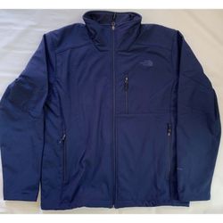 New  Men Blue The North Face Apex Bionic Soft Shell Jacket 