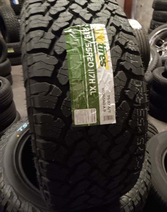 4 New Tires 275/55/20 TBB AT Tires
