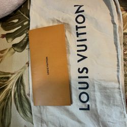 Louis Vuitton Large Purse Dust Cover And Envelope 