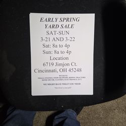 Yard Sale