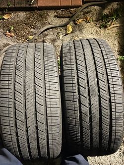 2 tires 255/45/r 20 continental cross contact