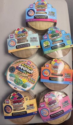 New Crazy Fun mystery squishy dumpling toys bundle