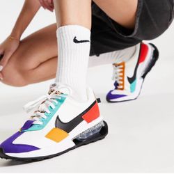 Nike Air Max Pre-Day SE women’s sneakers in summit white/multicolor Size 6