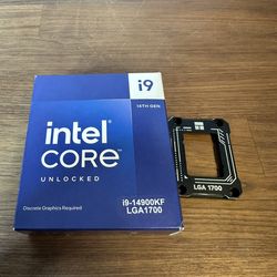 Intel i9 14900KF 24 Cores Unlocked (8 P-Cores + 16 E-Cores) w/ Thermalright Contact frame