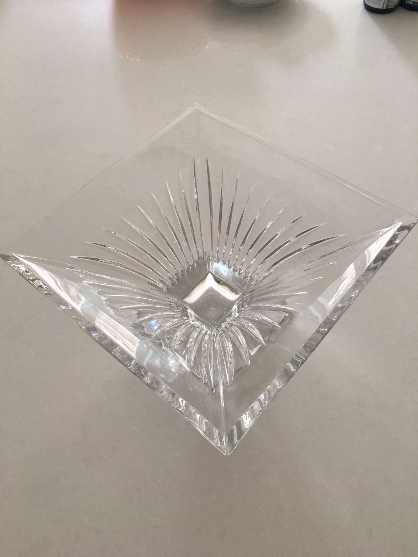 Stunning Crystal Bowl Elegant and Sleek