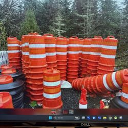 Traffic barrels For Sale: 420 And 350 Bases