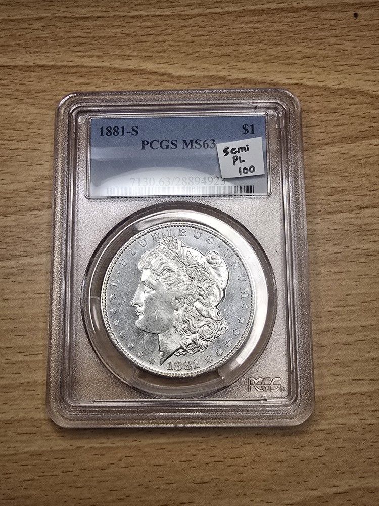 1881 S Morgan Silver Dollar