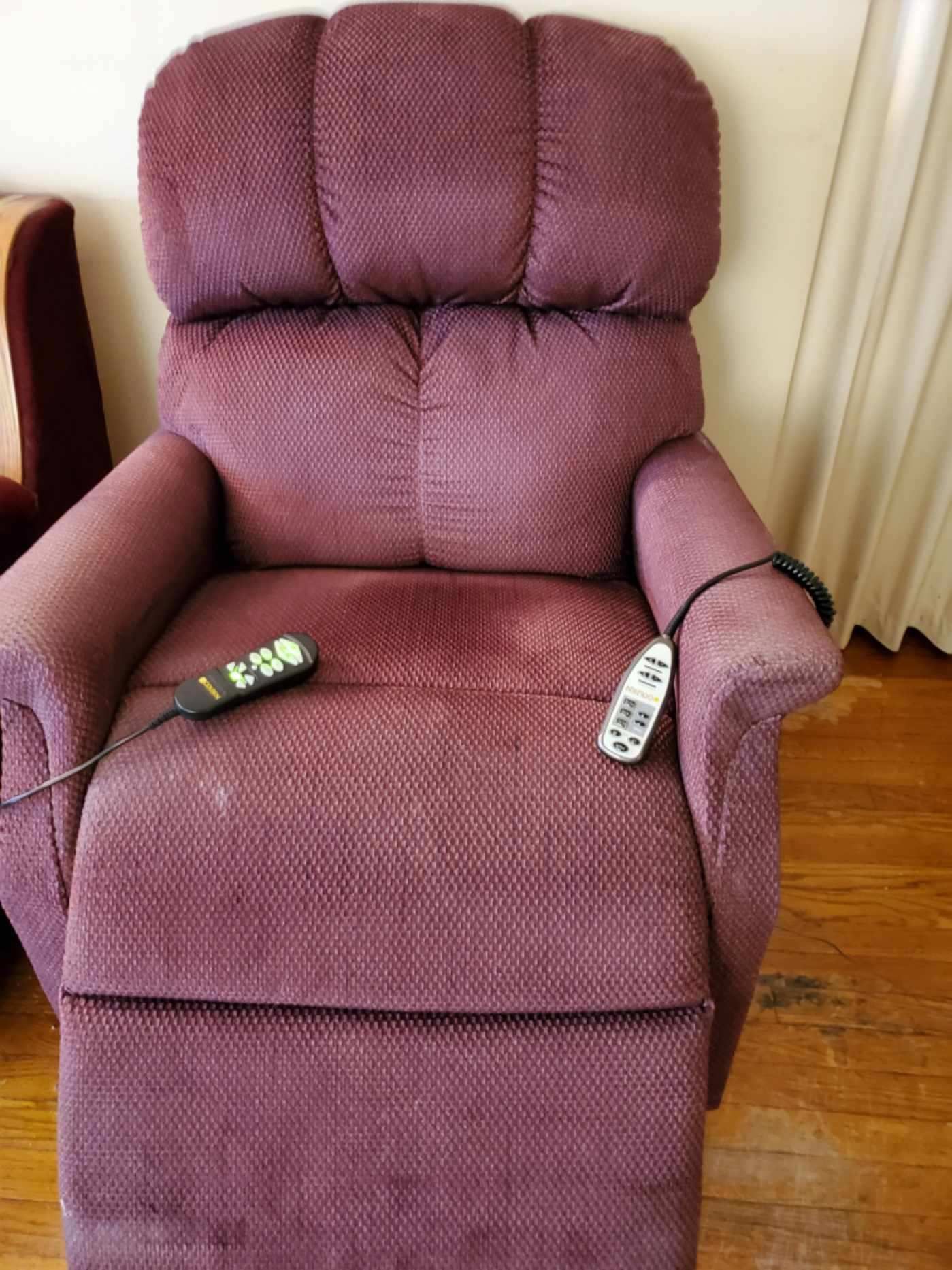 red recliner