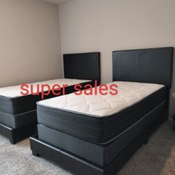 NEW TWIN FULL QUEEN KING SIZE BED WITH MATTRESS AND BOXSPRING INCLUDING FREE DELIVERY- BEDROOM FURNITURE SECTIONAL SOFA AND MORE 