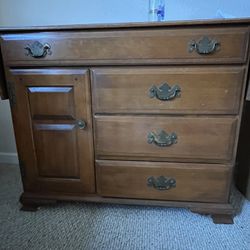 Antique Cabinet With Leaf Extensions