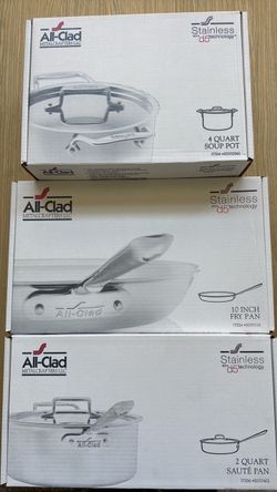 All Clad D5 stainless pot and pans