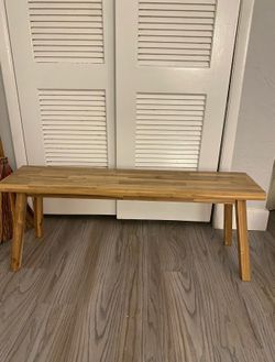 Acaia Wood Ikea Bench