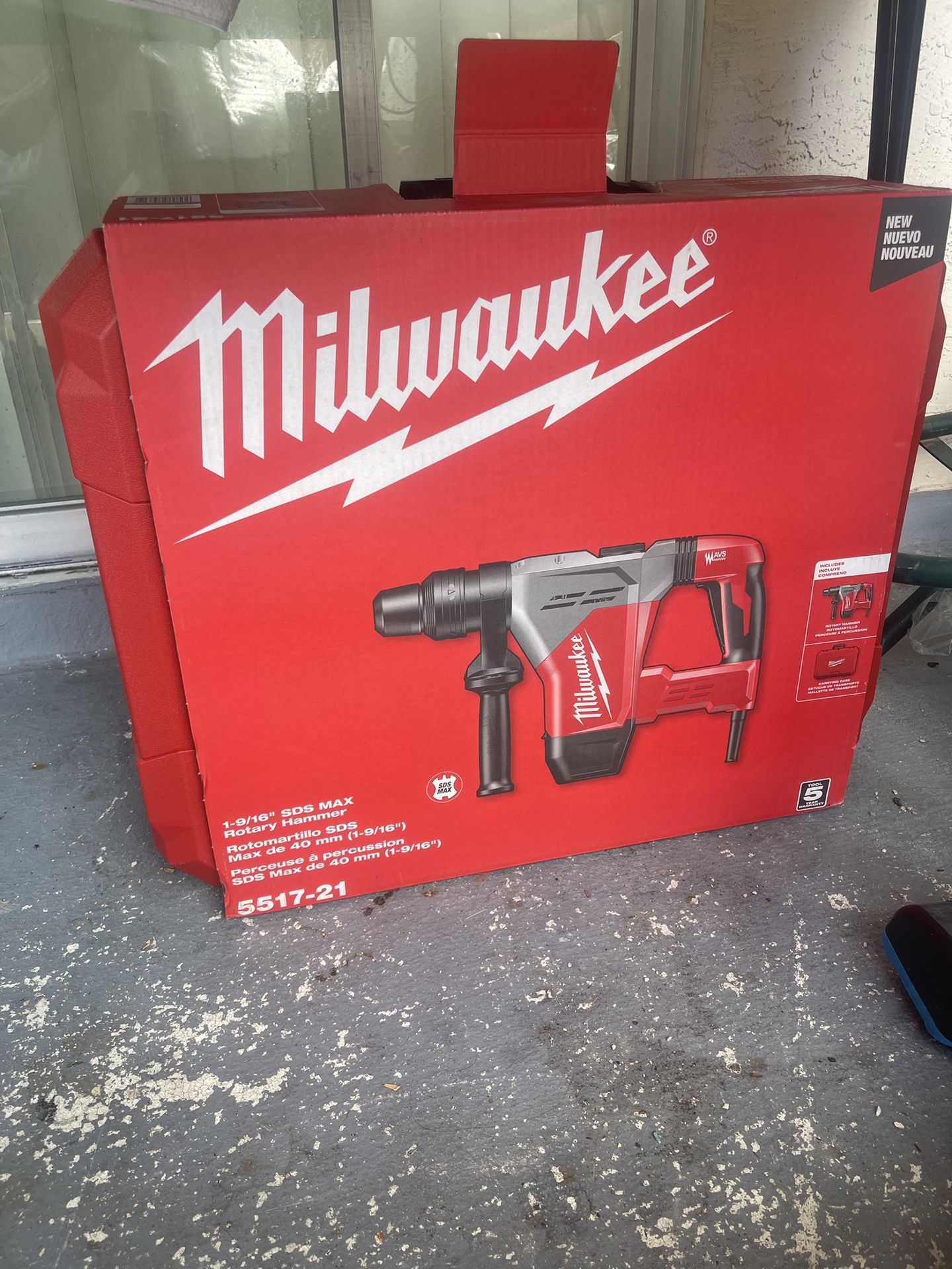 1-9/16” SDS MAX Rotary Hammer