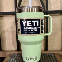 Key lime Colored Yeti. Brand New. 35oz 