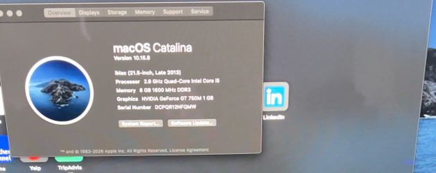 iMac  21.6” 2.9 GHz Quad-Core Intel i5