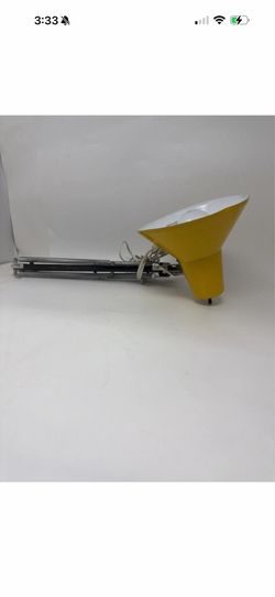 LEDU Yellow 27” Desk Architect Lamp Articulated Vintage (No Clamp)