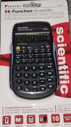 Scientific calculator sentry 56-function school supplies