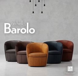 Barolo Barrel swivel chairs