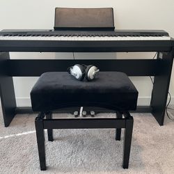 Casio Privia PX-160 Digital Piano + Adjustable Bench + Headphones + 3-Pedal Unit