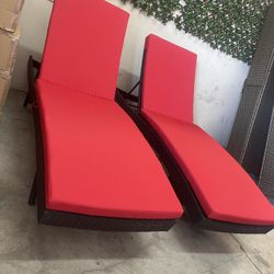Patio,Outdoor Furniture 2 Lounges With https://offerup.com/redirect/?o=Q3VzaGlvbnMuTmV3