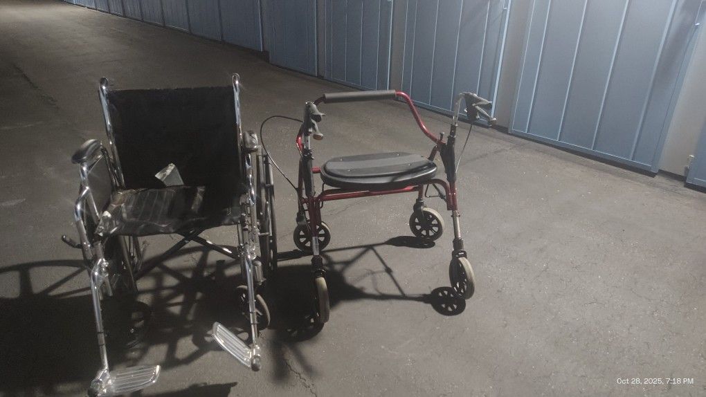 Wheelchair And Walker