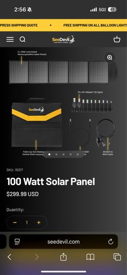 100 w solar panels