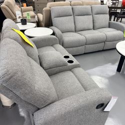 New Sofa And Loveseat Recliner For $51 Downpayment Financial