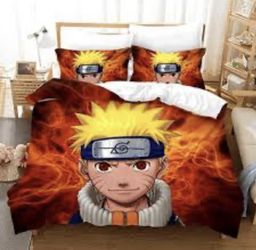 Naruto Duvet Cover Set Size Full Or Queen