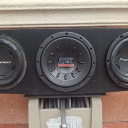 3 SPEAKERS 3 BOSINA 10 INCHES GOOD CONDICIÓN ABLO ESPAÑOL 