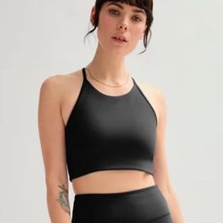 NWOT Girlfriend Collective Matching Compressive Tank & Legging Set- Medium