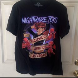 Nightmare Toys Red Head “Vegas” Men’s T-shirt Size M