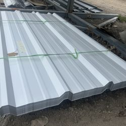 R Panel White 26 Ga 6’
