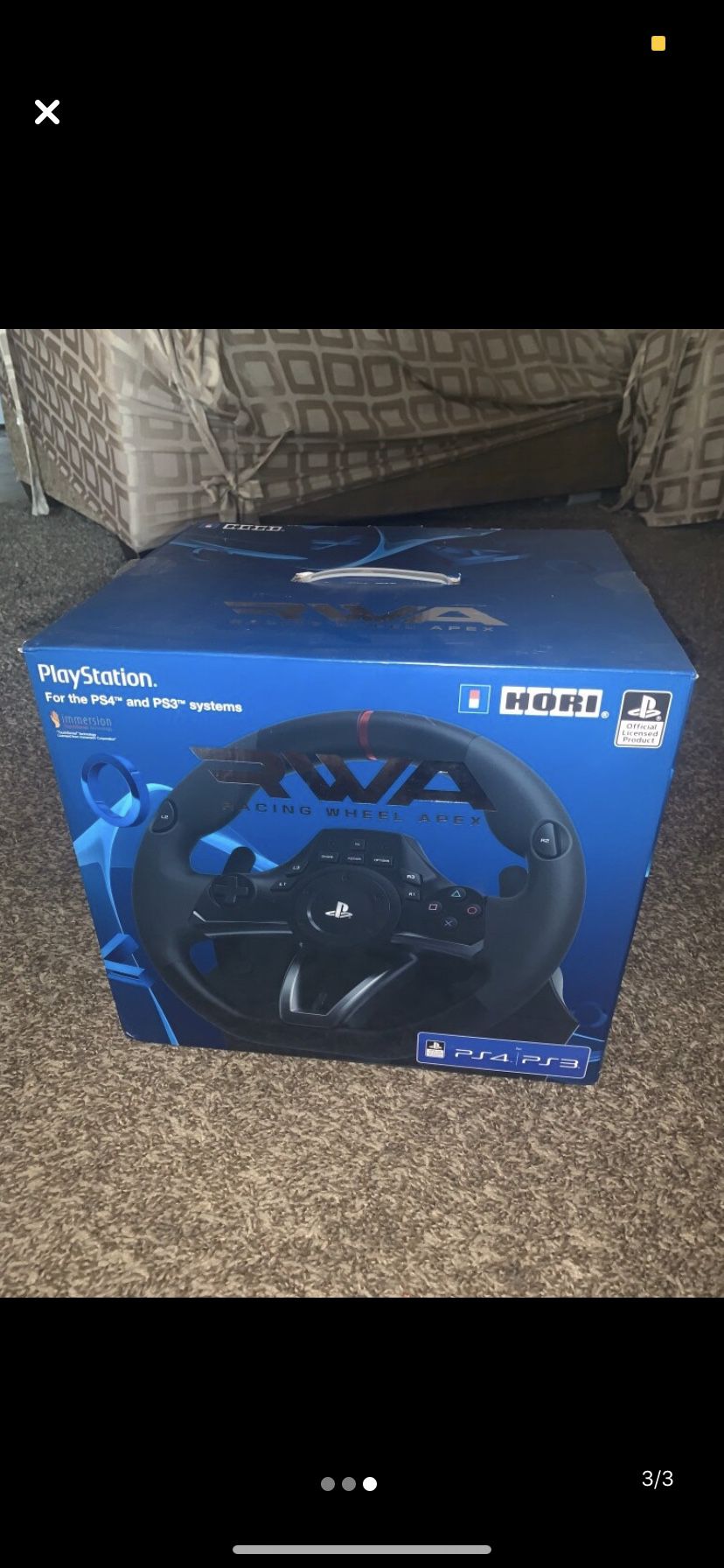 New PS4 racing wheel