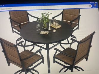 Patio table set