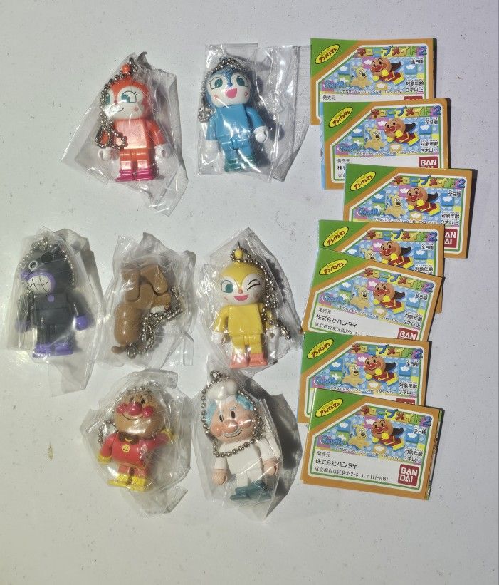 Anpanman Mini Figure Gashapon Set 7/9 Swing Figure
