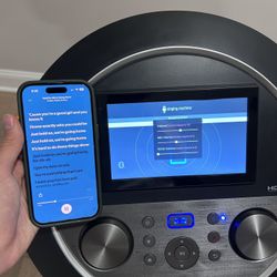Singing Machine Karaoke System w/ 2 Tower Speakers & 2 Mics – Bluetooth