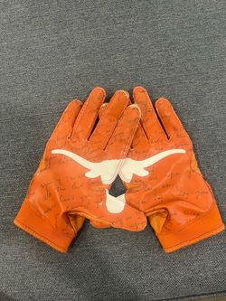 Texas football gloves