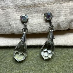 Rhinestone/Crystal Costume Screw back Earrings